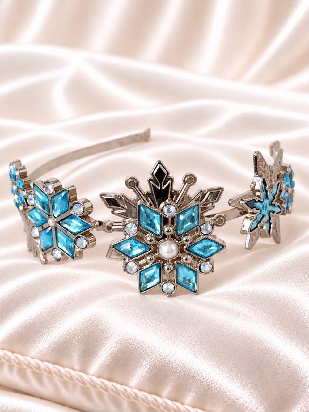 Disney Elsa Snowflake Tiara Headband Dress up Costume
